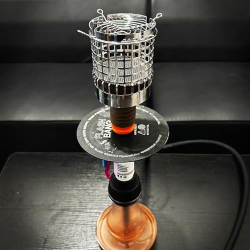 Crown Style Hookah Heat Manager - Reusable Stainless Steel Coal Holder, Fits Most Bowls & Replaces Foil (Charcoal Holder) - size: Charcoal Holder