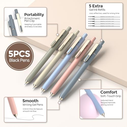 Nicpro School Supplies Stationary Set with Pencil Case, 39 PCS Cream - color: Cream, size: 1 count (Pack of 39)
