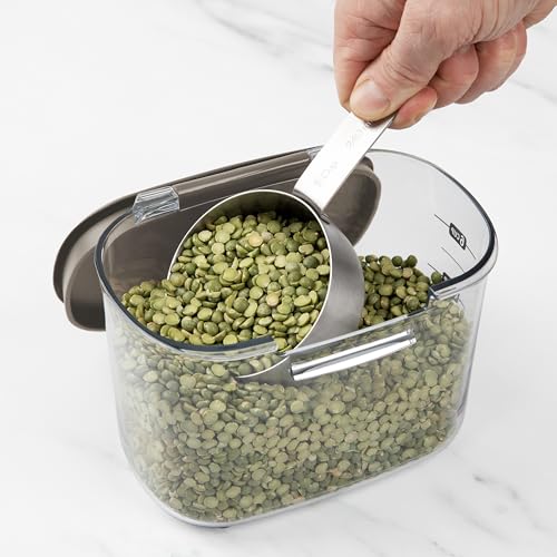 ProKeeper+ Airtight Food Storage Container Set – Clear Plastic Flour and Sugar Canister Set with Magnetic Accessories for Kitchen Organization (Taupe, 13-Piece) - color: Taupe, size: 13-Piece