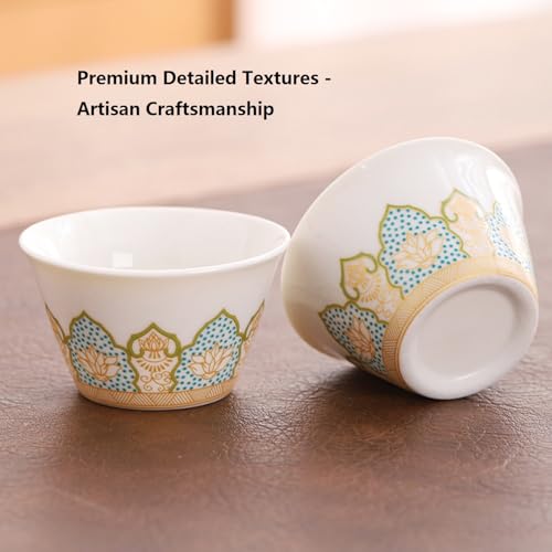Porcelain Chinese Gongfu Tea Set,Portable Teapot Set Ceramic Travel Sets with Teapot and Infuser/Cups in Bag Asian Tea Sets Gift for Birthday/Father's day/Festivals,Outdoor Traveling,Office Business