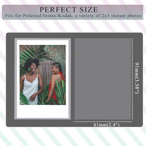 Kpop Photocard Sleeves with Storage Box, 100pcs 2x3 Mini Photo Holder - color: Clear/100 + Storage Box, size: 60x90mm