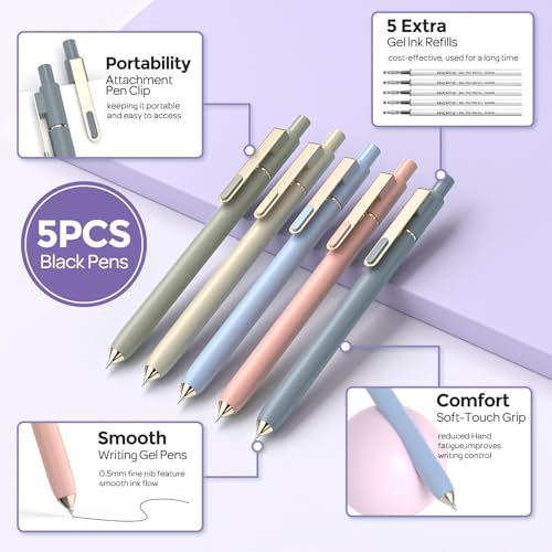 Nicpro School Supplies Stationary Set with Pencil Case, 39 PCS Purple - color: Purple, size: 1 count (Pack of 39)