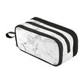 Fustylead White Marble Pencil Pen Case Office College School Large Storage High Capacity Bag Pouch Holder Box Organizer - color: White03 Marble