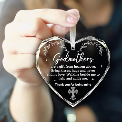 Godmother Proposal Gift - Godmother Gift - Will You be My Godmother - Godmother Gifts for Christmas, Godmother Gifts from Godchild, Godmother Gifts from Godchild - Christmas Ornament 2025 (Godmother)