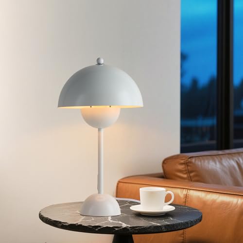 Creative Mid-Century Modern Bud Table Lamp for Home&Office, Glossy White - color: Glossy White