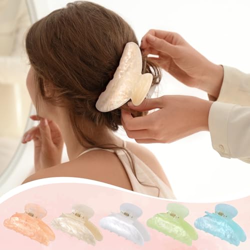 20 PCS Acrylic Hair Claw Clips for Women,Large