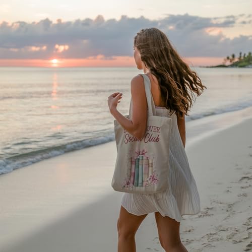 Aesthetic Canvas Tote Bag, Cute Reusable Bags for Women with Inner Pocket - color: Black