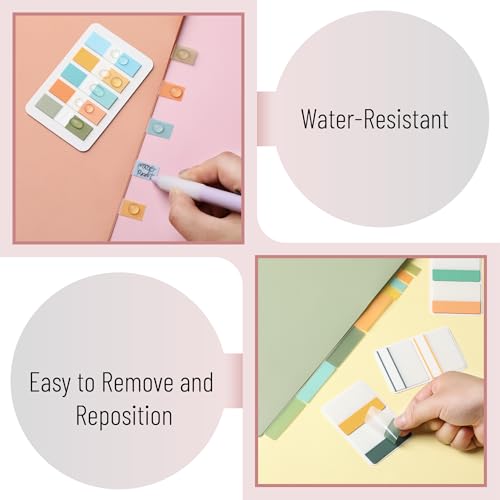 Mr. Pen- Sticky Index Tabs, 500 Pcs, 21 Sets, Boho - color: Boho
