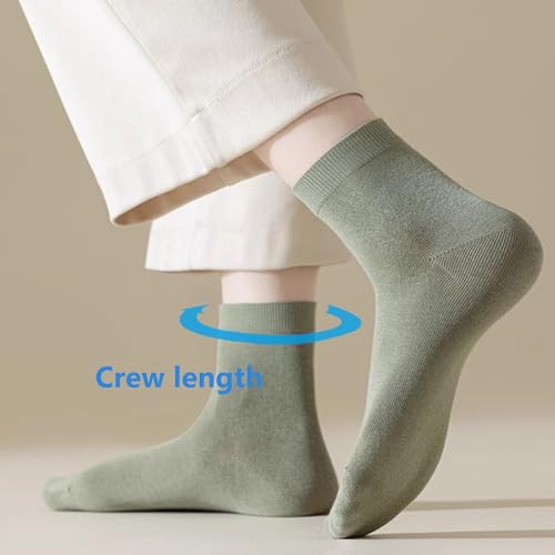 MAGIARTE Womens Mini Crew Cotton Socks,6 Pairs - color: Color#11