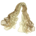 PANTONIGHT Long Chiffon Sheer Scarf Gradient Shaded Colors Lightweight Scarf For Womens - color: Color 082