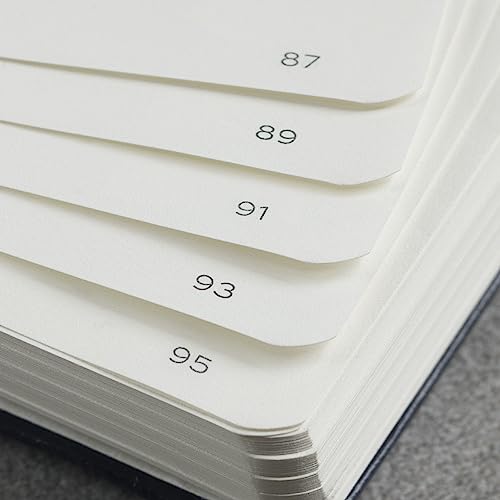 LEUCHTTURM1917 - Notebook Hardcover Medium A5-251 Numbered Pages for Writing and Journaling (Pacific Green, Plain)