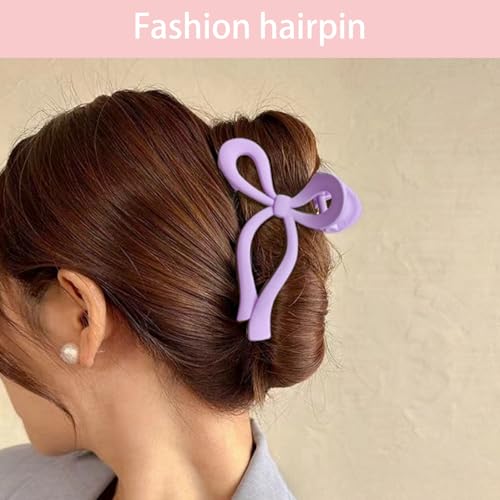 Skincare Face Wash Spa Headband and Wristband Set Top Knotted Headbands Big Hair Claw Clips Butterfly Hair Accessories Quilted Makeup Bag Blank Cards Gifts for Women and Teen Girl Gifts Trendy Stuff - color: Purple 7pcs-set
