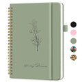 Taja Undated Weekly Planner, To Do List Notebook with Habit Tracker, A5 - color: a.Green