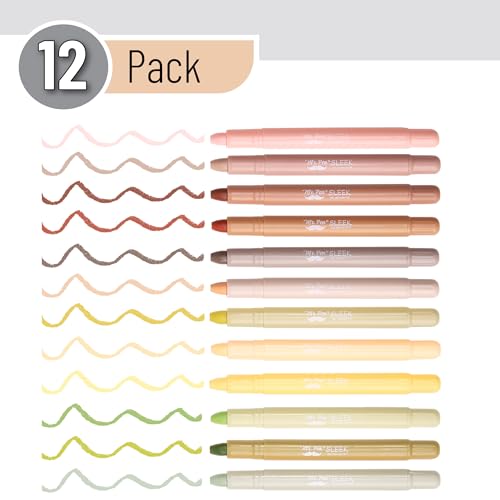 Mr. Pen- Gel Highlighter, 12 Pack, Vintage Colors - color: Vintage Colors, size: 12 Pack