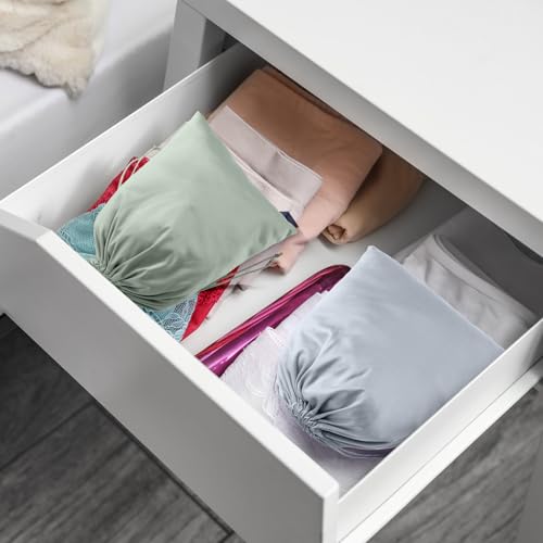 20 Pcs Satin Game Storage Bags for Women Men, S,M,L, Morandi Color - color: Morandi Color, size: S,M,L