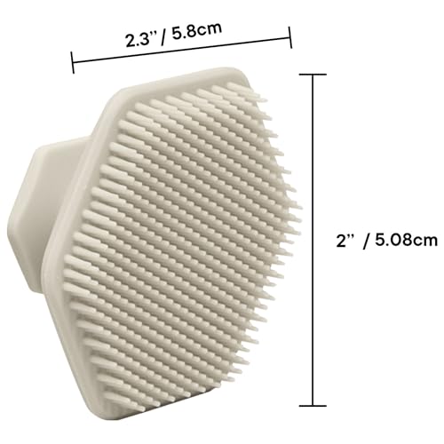 TOOLETRIES Silicone Face Scrubber, Facial Cleansing Brush - Sand - color: Sand