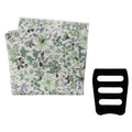 Cotton Floral Handkerchiefs for Men Wedding Evening Daily Work Prom - color: Green,grey,white