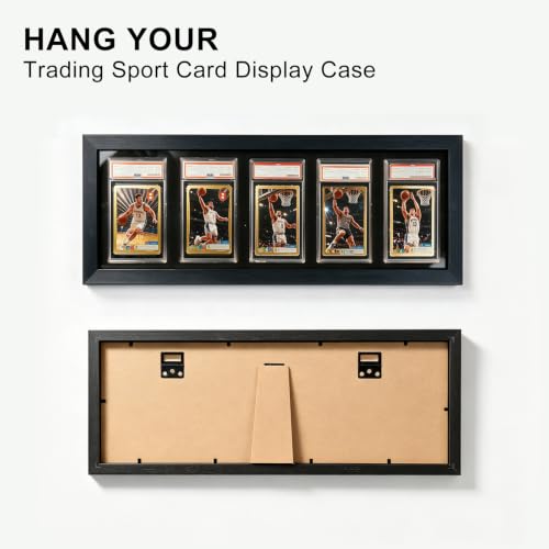 Sports Anime Game Card wall Greded Display Case Holds 5Card - 3P - size: 5-Card-3Pack-Graded