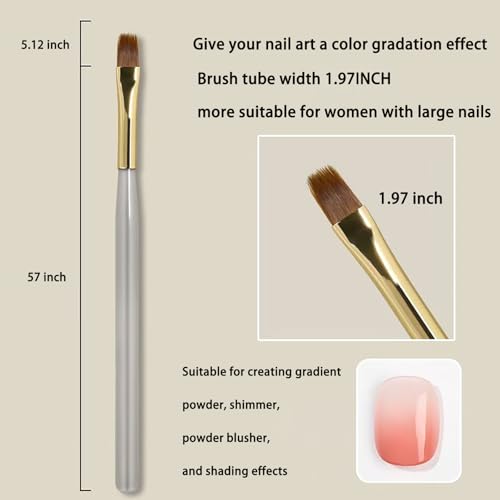 Professional Nail Art Brush Set, 3 Piece Liner Detail Brushes Kit for Gel Polish, Drawing, Painting, Precision Design