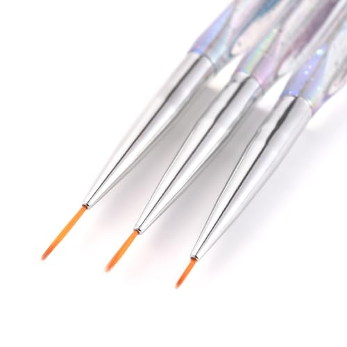 9PCS Liner Brushes for Nails Professional Long Liner Nail Art Brush - color: Set