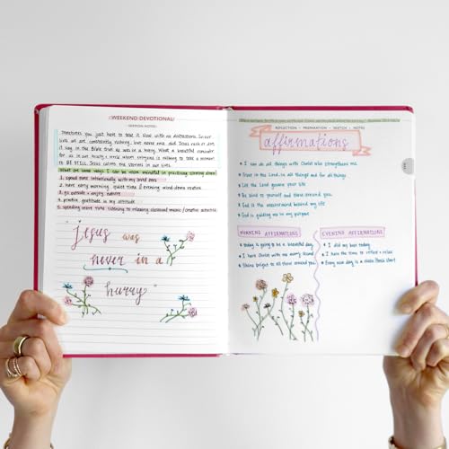 Christian Planner 2026 Daily Planner - Faith Based Monthly and Weekly Planner, Vision Board, and Habit Tracker - 2026 Calendar, Personal Organizer and Devotional Journal (Hardcover, Fig) - color: Fig, size: Hardcover