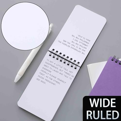 Pocket Notebook Mini Notepad Small Spiral Notebooks 3X5Inch (6-blank) - size: 6-blank