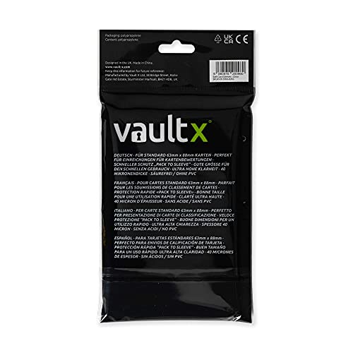 Vault X Trading Card Penny Sleeves, Soft, High Clarity, Inner Sleeves, Collectible Card Games, Sports, TCG (2000 Pack) - size: 2000 Pack