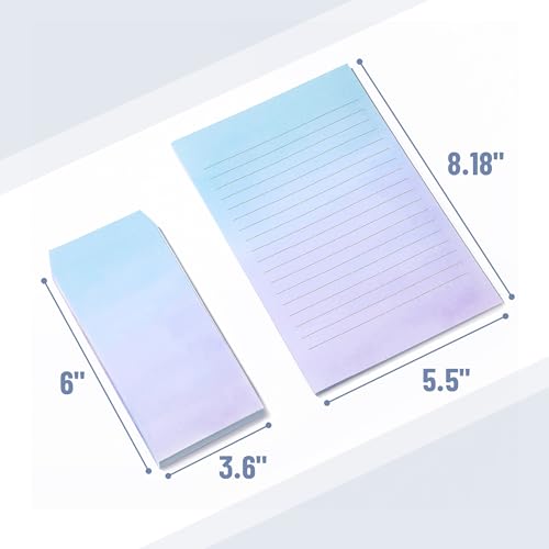 Mr. Pen- Stationery Writing Paper Set with Envelopes, 8.18" x 5.5"