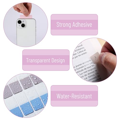 Mr. Pen- Sticky Index Tabs, 240 Pcs, Colorful Sticky Tabs for Notebooks - color: Pastel, size: 1.8" × 1", 240 pcs