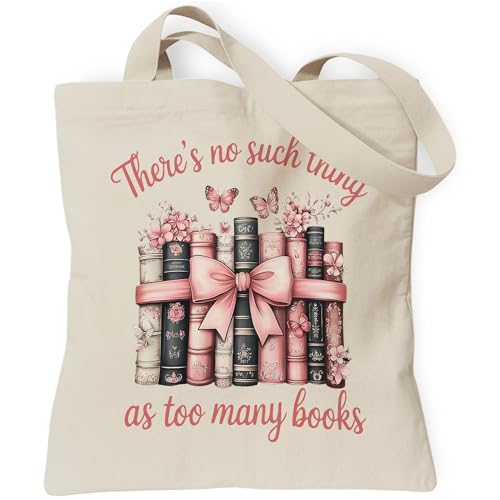 Aesthetic Canvas Tote Bag, Cute Reusable Bags for Women with Inner Pocket - color: Gray