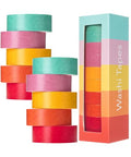 Mr. Pen- Washi Tape Set, 10 Rolls, 5 Yards/Roll, Washi Tape for Scrapbook - color: Summer Design
