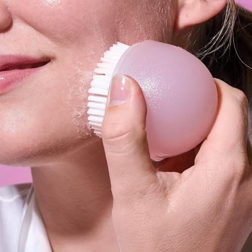 EcoTools Facial Brush + Dry Body Brush, Head-to-Toe Exfoliator Set