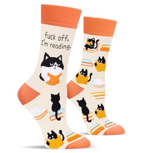 Funny Socks for Women and Teenage Girls, Cute Crazy Unique Novelty Gifts - color: A-cat-3
