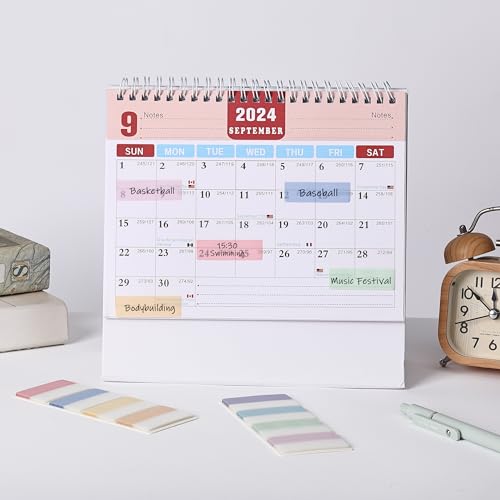 Mr. Pen- Sticky Index Tabs, 240 Pcs, Colorful Sticky Tabs for Notebooks - color: Pastel, size: 1.8" × 1", 240 pcs