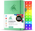Clever Fox Daily Planner, Undated Professional & College Day, Mint - color: Mint (Undated)