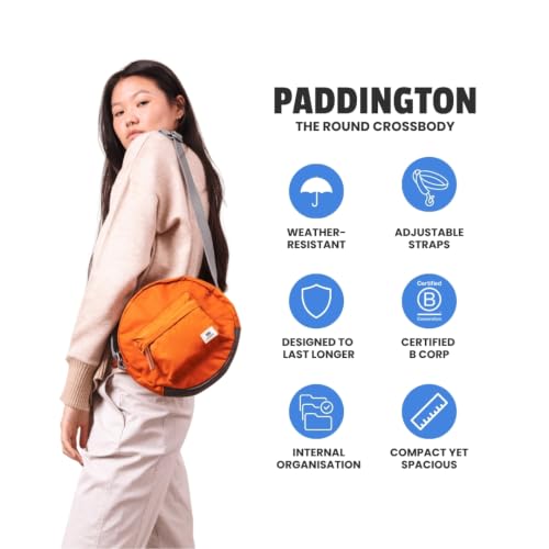 ORI LONDON The Paddington Crossbody Bag - color: Orange