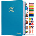 JUBTIC 2024-2025 Planner, 2024-2025 Weekly and Monthly Planner, Academic Planner with Monthly Tabs, from Jul 2024 - July 2025, Stickers Included, A5(5.8"×8.5"), Hardcover(Turquoise)