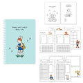 Monolike Happy and Lucky 4 Month Study Planner, Skateboard - Academic Planner, Weekly & Monthly Planner, Study plan - color: Happy and Lucky - Skateboard