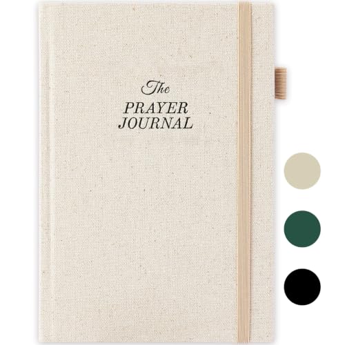 JUBTIC Prayer Journal for Women, Bible Journal with Scripture, Beige - color: Beige