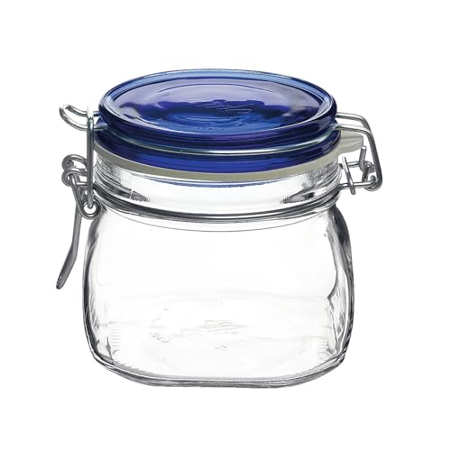 Bormioli Rocco Fido Jar - Clear Blue, 17.5 oz - color: Clear, size: 17.50 fl oz