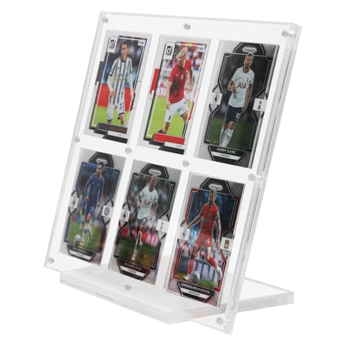 Trading Card Display Case, 6-Slot, 9.4 x 8.6 inches