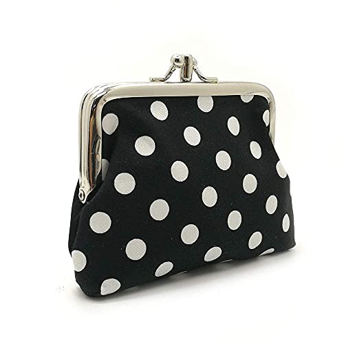 Cute Floral Buckle Coin Purses Vintage Pouch Kiss-lock Change Purse Wallets… - color: 30