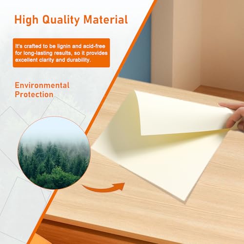 Guakicae 100 Sheets Cream Cardstock 8.5 x 11 Off White Paper 75lb - color: Cream, size: 100 Sheets