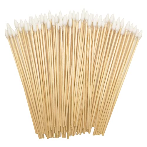 2000pcs Precision Cotton Swabs with 6'' Long Sticks for Gun Cleaning, Makeup or Pets - color: 2000P