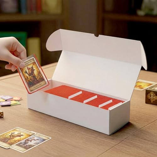10 inch Toploader Storage Boxes 25 Pack, Bulk All White Card Box - size: 10.63x4.13x3.19 inch