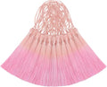 50Pcs 5 Inch Bulk Bookmark Tassel Kit for Graduation, Keychain(Nude Pink) - color: Nude&pink