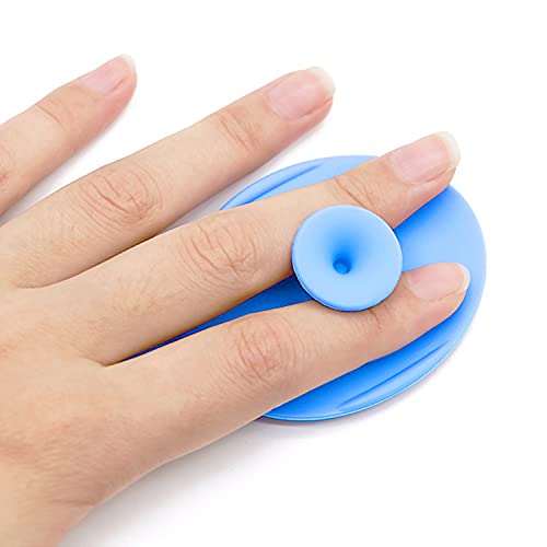 Silicone Facial Cleansing Brush - Face Scrubber & Exfoliator for Deep Cleaning, Blackhead & Acne Pore Care - color: Small - Blue&green&purple&rose