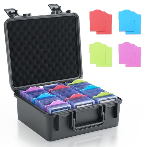 Waterproof Toploader Storage Box for Trading Cards，MTG Cards, TCG Cards