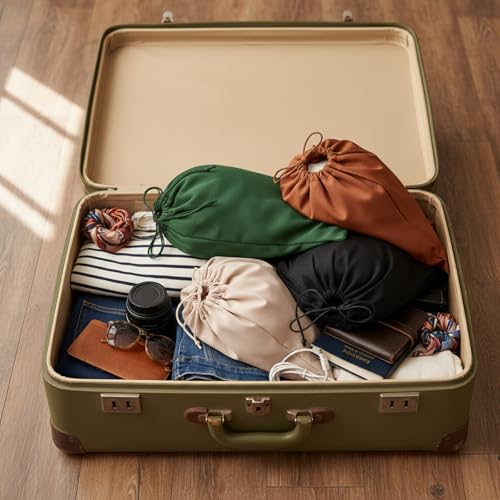 20 Pcs Satin Game Storage Bags for Women Men, S,M,L, Mixed Color - color: Mixed Color, size: S,M,L