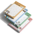 4 Pads Pig Cute Sticky Notes 4x6 Funny Post it Notes Animal Stationary - color: Pig